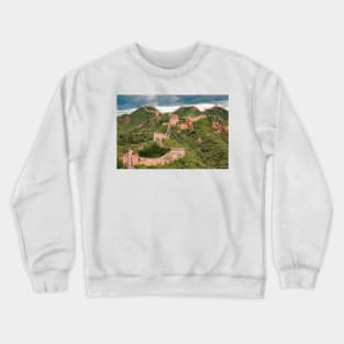 Great Wall of China Abstract Painting Crewneck Sweatshirt